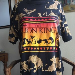 Rare 90s lion king shirt